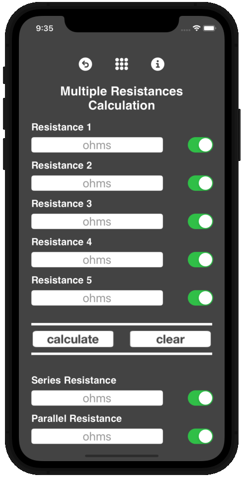 Multiple Resistances Calculation